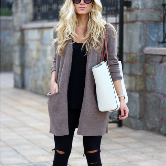 Madewell Ryder Cardigan Sweater in Heather Root Size L - Picture 3 of 12